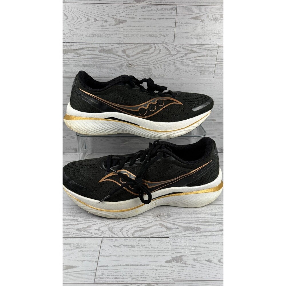 Saucony Endorphin Speed 3 S20756-10 Black Goldstruck 13D Mens Running Shoes #836